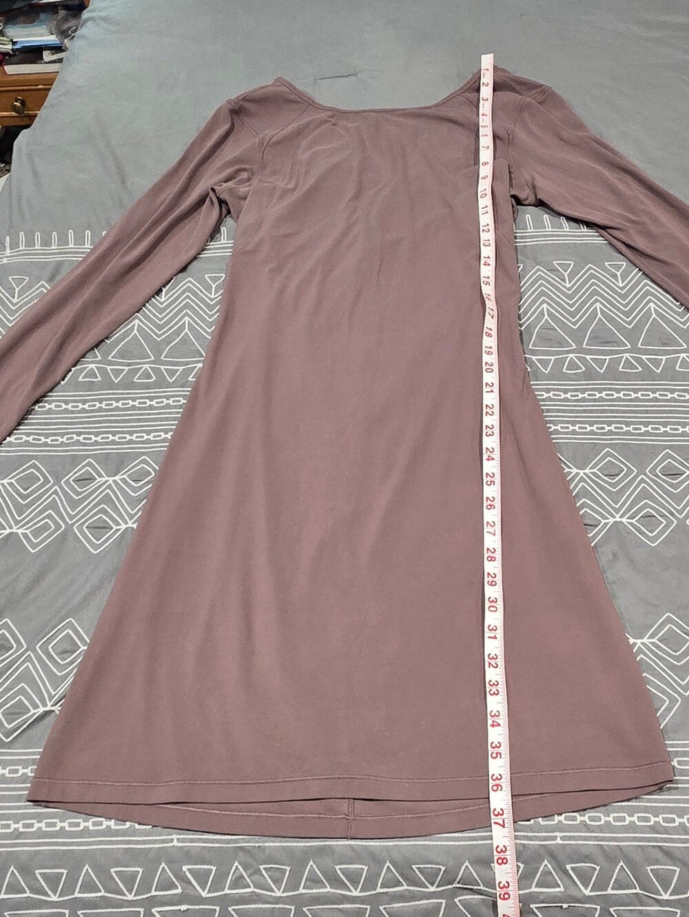 Lululemon Contour Dress In Antique Bark Mauve - Picture 2 of 6
